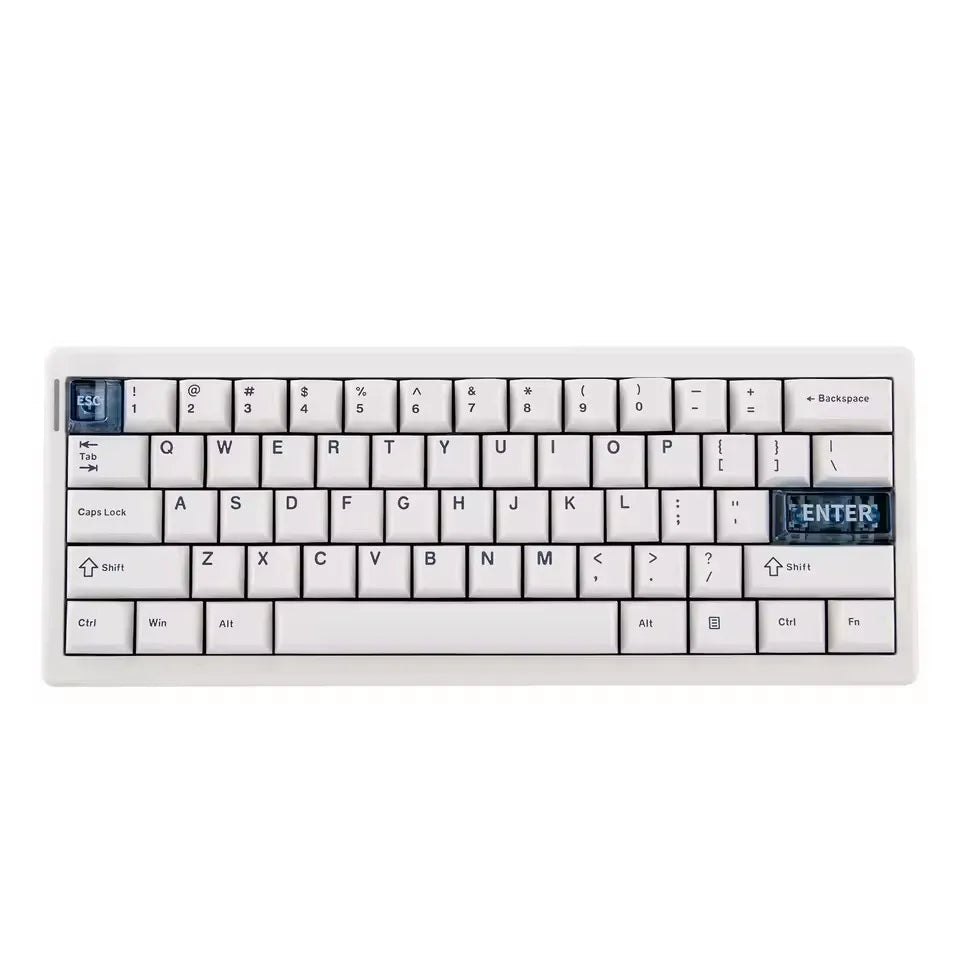 CIDOO QK61 V2 Mechanical Keyboard 60% Layout Gasket Structure VIA Programmable Hot-Swap Three Mode Wireless RGB Keyboard