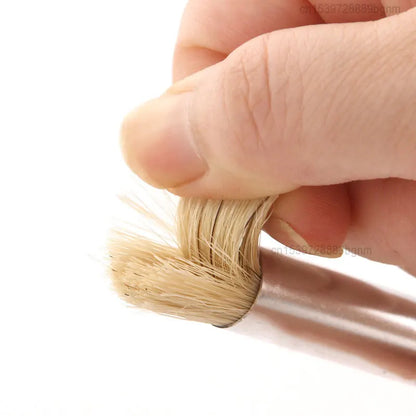 3/6Pcs Bristle Hair Stencil Paint Brushes Art Set Wooden Handle #2 #4 #6 #8 #10 For DIY Crafts Acrylic Oil Watercolor Painting