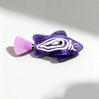 Pet Cat Toy LED Interactive Swimming Robot Fish Toy, Glowing Electric Fish Toy for Cats, Stimulates the Hunting Instinct of Pets