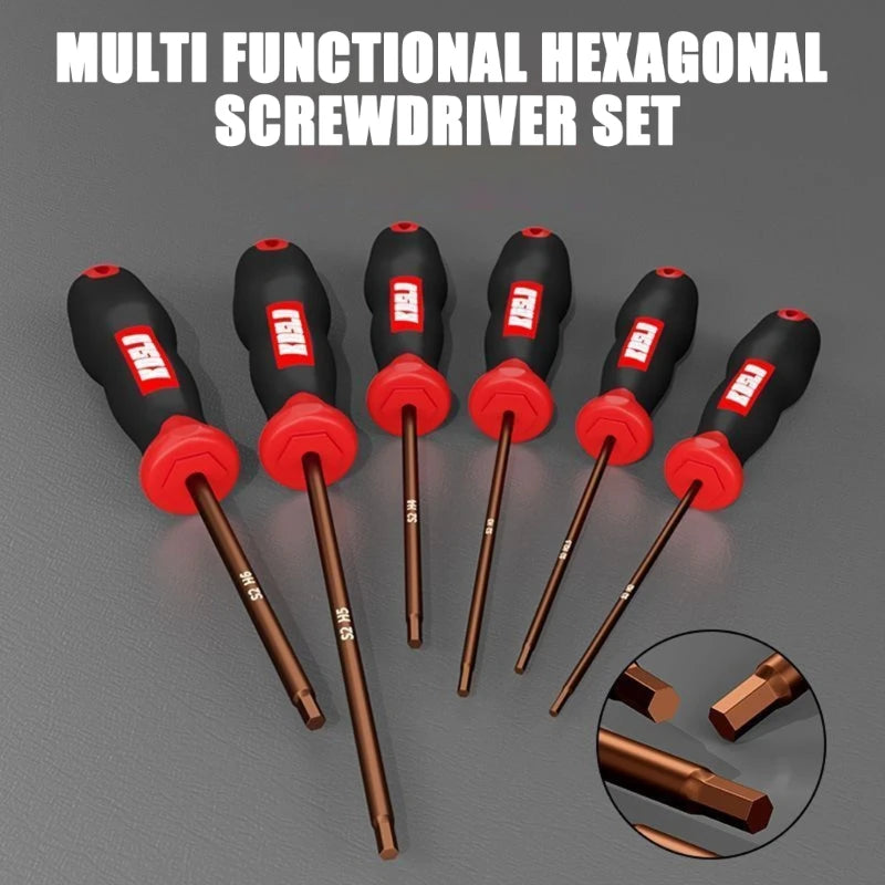 Screwdriver Set with Ergonomic Handle Screwdriver for Automobile Electronics Repair Furniture Assembly KXRE