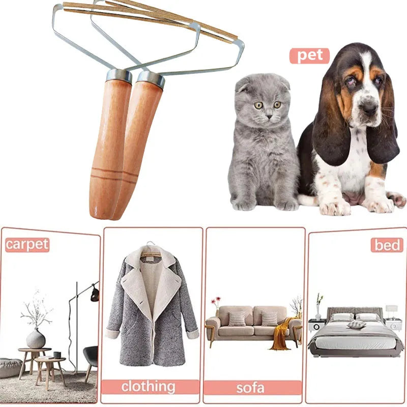 Portable Lint Remover Pet Hair Remover Brush Manual Lint Roller Sofa Clothes Cleaning Lint Brush Fuzz Fabric Shaver Brush Tool