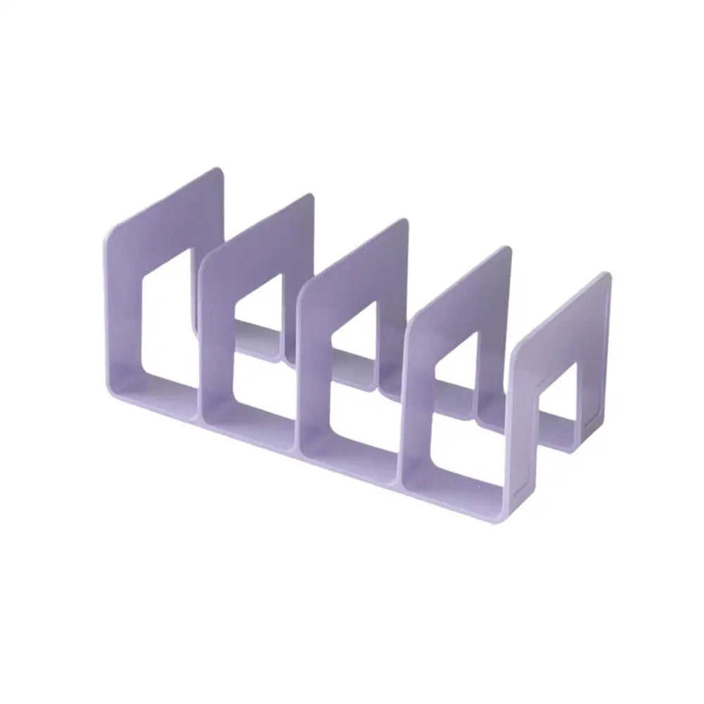 Bookends Stand Bookshelf Desktop Decor Storage Rack Bookend Book Holder School Stationery Office Desktop File Organizer
