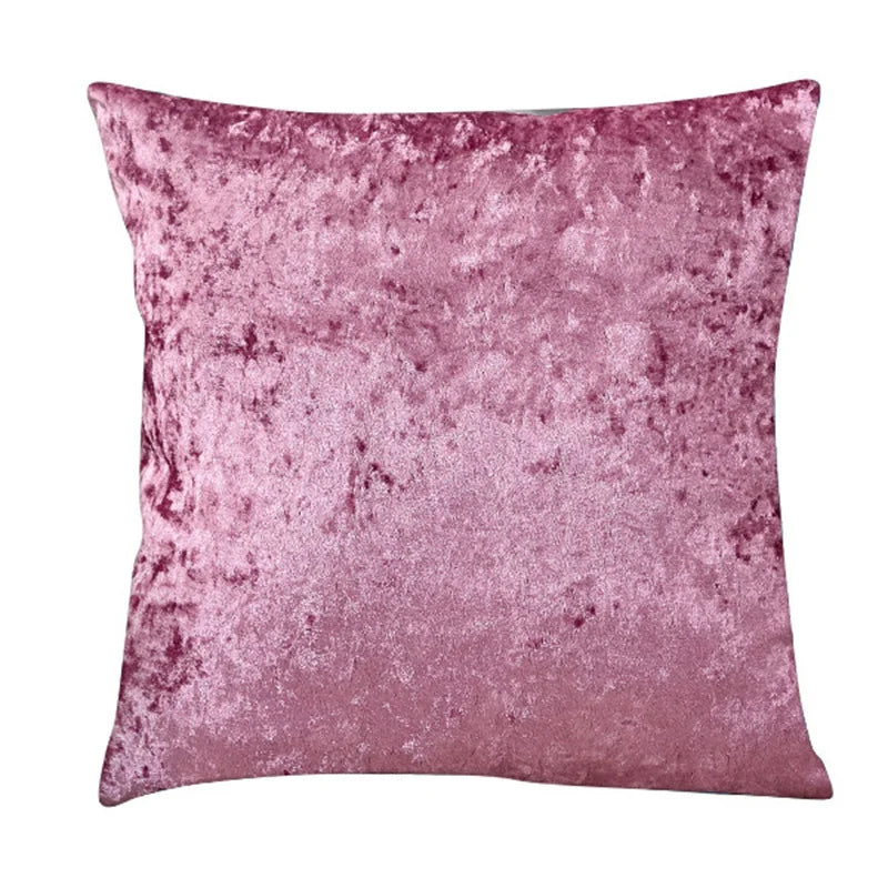 pillow, Velvet covered with 60x60 cm super soft pillow, used for sofa throwing, shining decoration, living room pillow