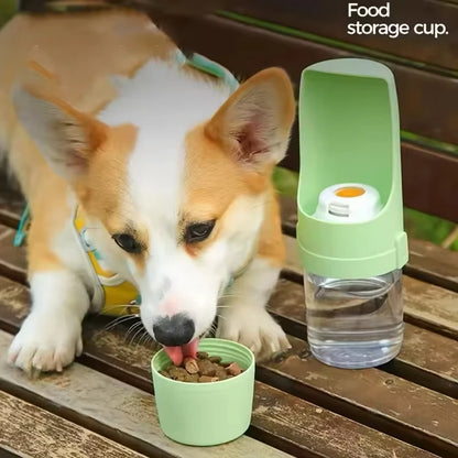 Dog Travel Water Bottle 2 In 1 Pwater Bottle For Dogs Leak-Proof Dog Travel Accessories Outdoor Water Cup Travel Pet Supplies
