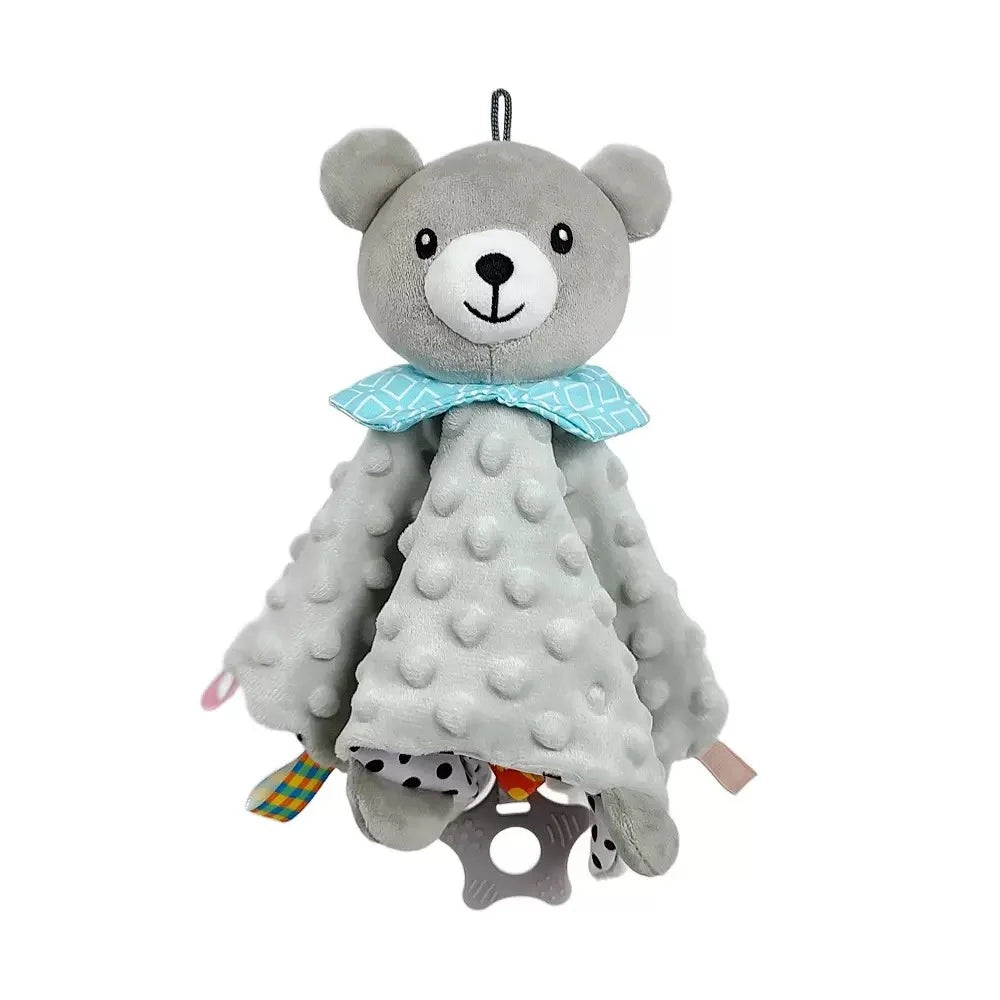 Elephant Baby Comforter Blanket Soft Appease Towel Baby Rattle Animals Toys Soothe Reassure Sleeping Towel Lathe Hang Toddler