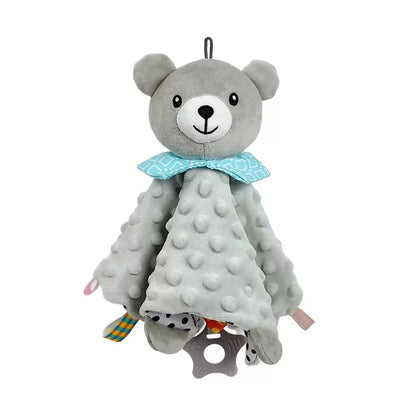 Elephant Baby Comforter Blanket Soft Appease Towel Baby Rattle Animals Toys Soothe Reassure Sleeping Towel Lathe Hang Toddler
