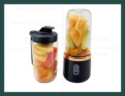 Portable Electric Blender 6 Blades Juice Smoothie Maker Ice Crusher Food Processor Personal for Fresh Drinks Juicer Machine