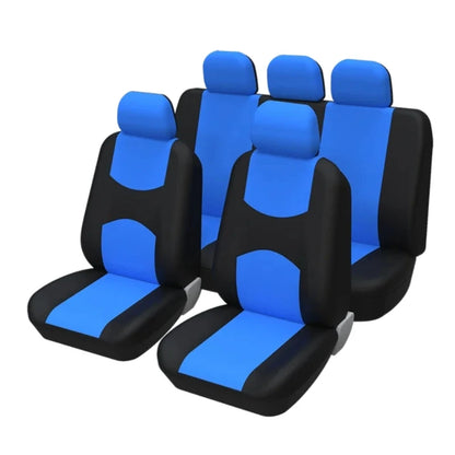 AUTOYOUTH Unique Flat Cloth Car Seat Cover ( Detachable Headrests and Solid Bench) Interior Accessories Universal Car Seat Cover