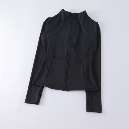 2024 Yoga Clothes Windbreaker Sportswear Woman Running Long Sleeve Sweatshirt Sports Jackets Top Women Workout Tops Activewear
