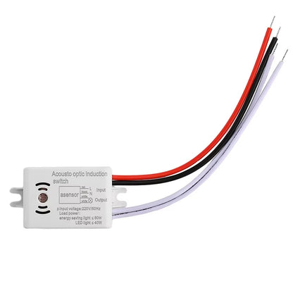 Sound Voice Sensor Switch Smart Switches Module Detector Auto ON/Off Switch Voice Control Switch Stair Corridor Home Improvement