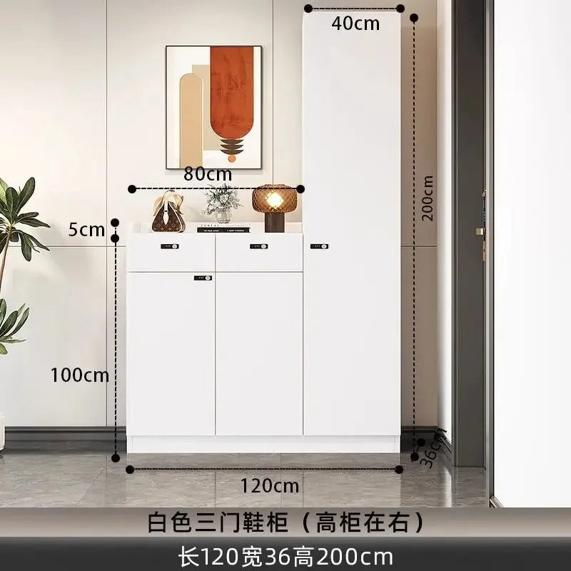 Shoe Storage Cabinet Wood Entryway Storage Store Organizer Display Rack Shelves Retail Display Rack Shelves for Retail Store