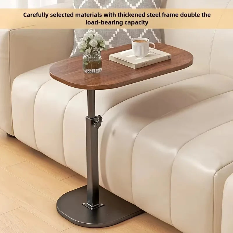 Adjustable Height Multi-Functional Wooden Coffee Table Modern Panel Living Room Tea Table Storage Side Desk for Sofa Home Use
