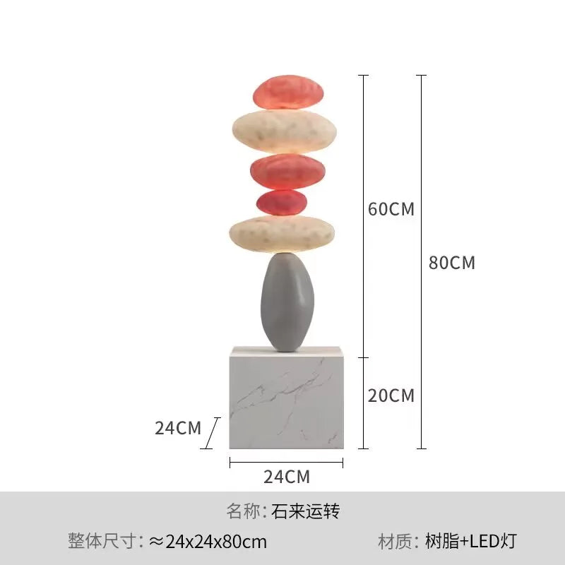 Home Decor Large Imitation Stone Floor Decoration Living Room Sofa TV Cabinet Home Decoration Creative Housewarming Gift