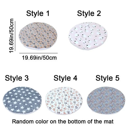 Soft Cat Bed Mats Short Plush Pet Sleeping Bed Mats for Cats Small Dogs Cute Pet Pad Blanket Warm Kitten Cushion Cat Accessories