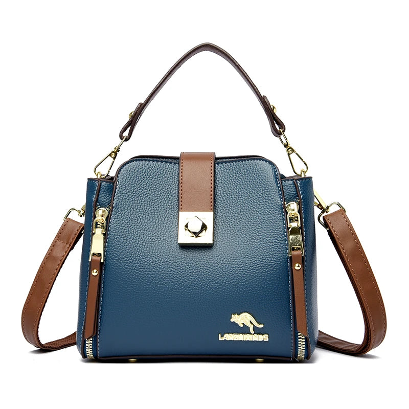 2023 The New Luxury Handbags Women Bags Designer Handbags Casual Leather Cowhide High Capacity Shoulder Crossbody Bags for Women