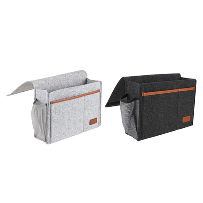 Hanging Bedside Bag, Under Mattress Storage Organizer, Bedside Pockets, Thick