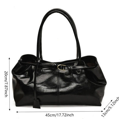 Vintage Handbag for Women Large Capacity 2026 New Underarm Commuting Bag Fashion Female Casual Single Shoulder Tote Bag Handbags