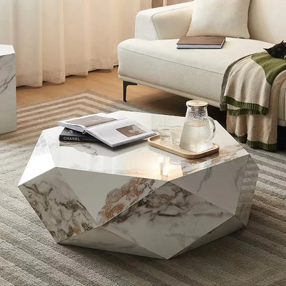 Living Room Furniture Light Luxury Modern Marble Coffee Table Tea Table for Living Room