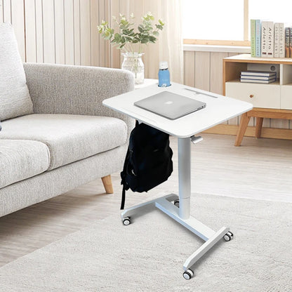Modern Living Room Furniture Unique Sofa Side Coffee Table with Folding Desktop and Wheels