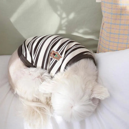 Fashion Dog Vest Summer Pet Dog Clothes for Small Dogs Cute Puppy Thin Shirt Bear Print Cat Vest Pet Clothing Chihuahua Clothes