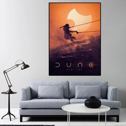 Dune Part Two Poster Home Room Decor Livingroom Bedroom Aesthetic Art Wall Painting Stickers