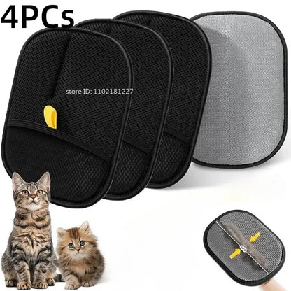 Pet Hair Cleaning and Removal Glove, Double‑Sided Pet Grooming Glove, Reusable Tool Suitable for Sofa, Dog and Cat Hair Cleaning
