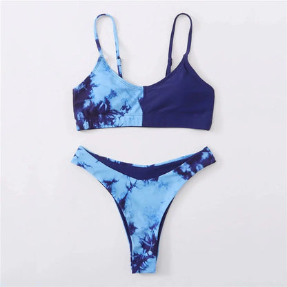 S - XL Sexy Leopard Bikini Women Swimwear Female Swimsuit Two-pieces Bikini set Brazilian Bather Bathing Suit Swim V871SW