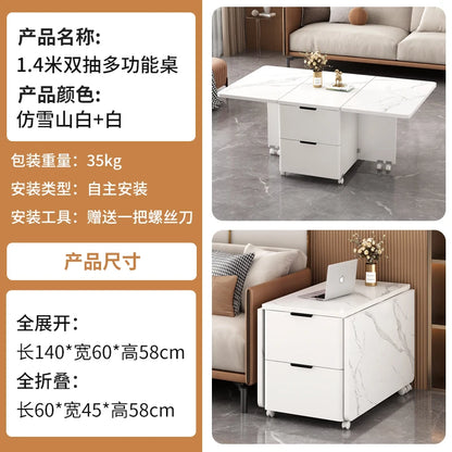Italian Folding Coffee Table With Storage Removable Modern Neutral Coffee Table Premium Beauty Mesa De Centro Home Furniture