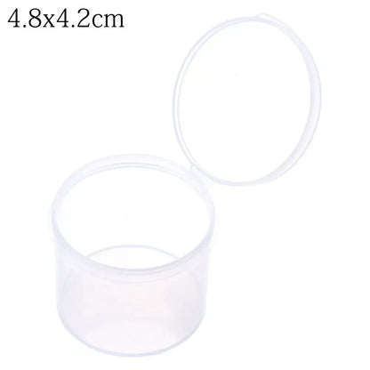 1Pcs Plastic Transparent Storage Box Small Items Sundries Jewelry Organizer Case Beads Container Pill Chip Box Tools Accessories