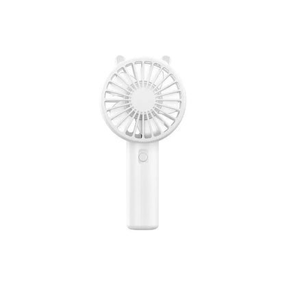 Portable Handheld Fan Mini USB Rechargeable Fan Cute Desktop Cooling Small Silent Fan Adult Children Outdoor Dormitory Travel