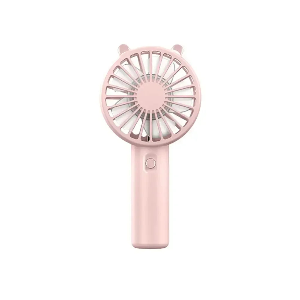 Mini USB Rechargeable Handheld Fan, Mute Portable Cooling Fan for Eyelash Makeup Desk Outdoor