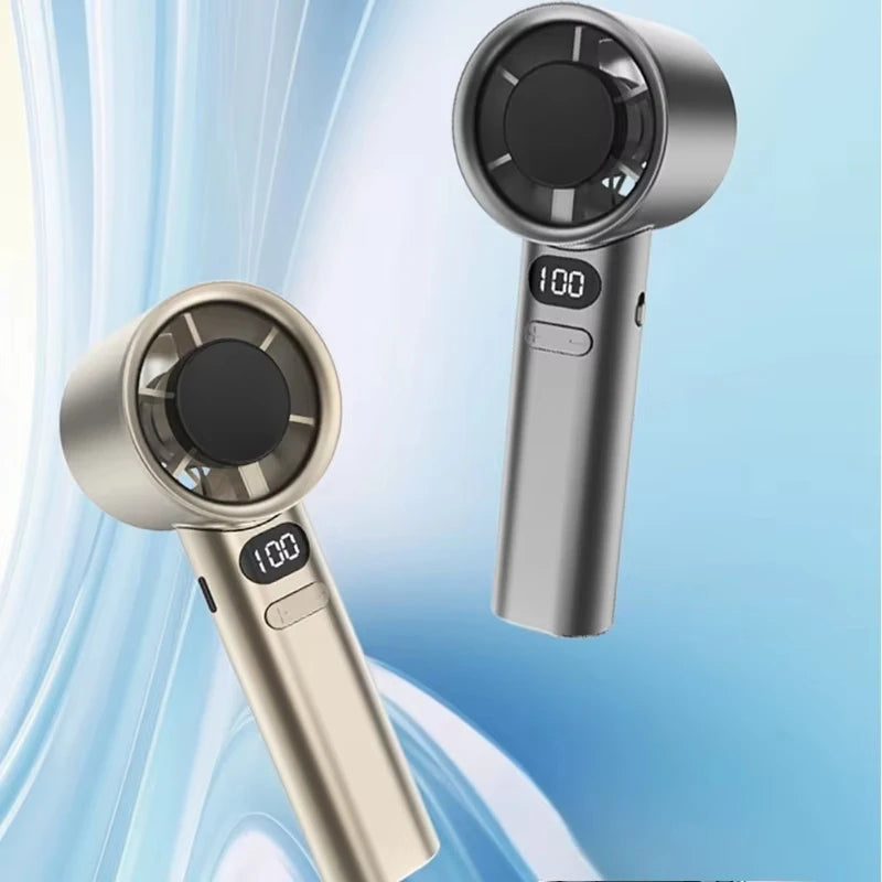 Portable Handheld mini fan, powerful wind speed, convenient USB charging, suitable for travel, outdoor activities, and summer