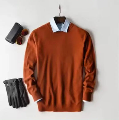 Cashmere Cotton blend sweater men pull homme 2025 autumn winter sweter clothes sueter hombre man pullover sweaters