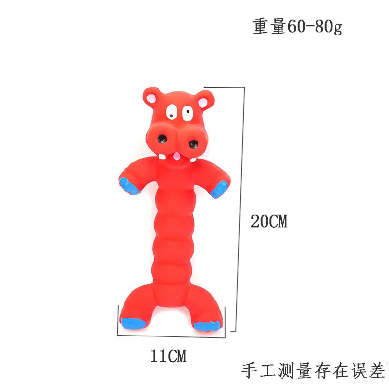 Pet latex sound toy, durable and chew-resistant, for interactive training,relieving boredom and venting for puppies,pet supplies