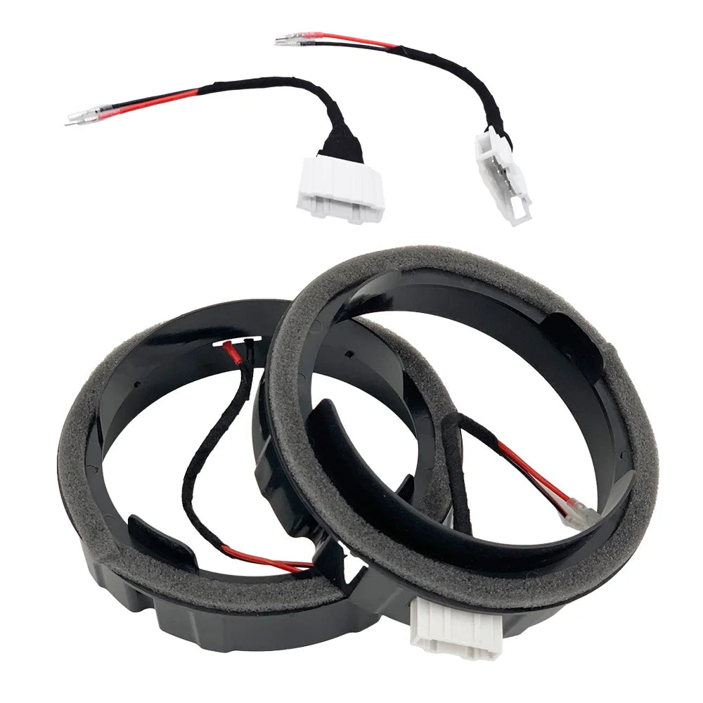 1pair car Speaker Adapter for Volkswagen Magotan Sagitar Tiguan Skoda Octavia Audio Mount 6.5 8 Inch Special with Lossless Plug