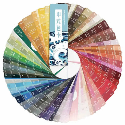 Color Test Card Chromatogram Test Color Identification Card Clothing Color Identification Chart