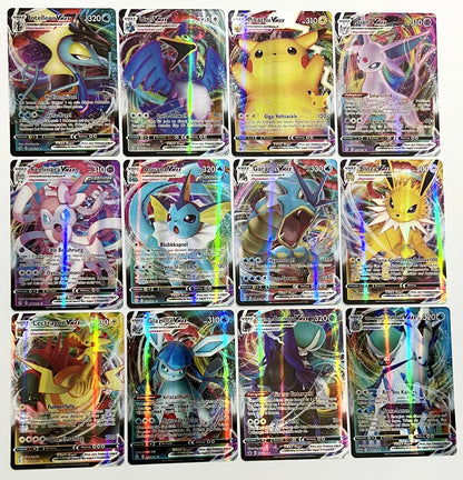 Deutsch Pokemon Cards in German Vstar Vmax GX Limited Shiny Rainbow Arceus Pikachu Charizard Holographic Playing Cards Kids Gift