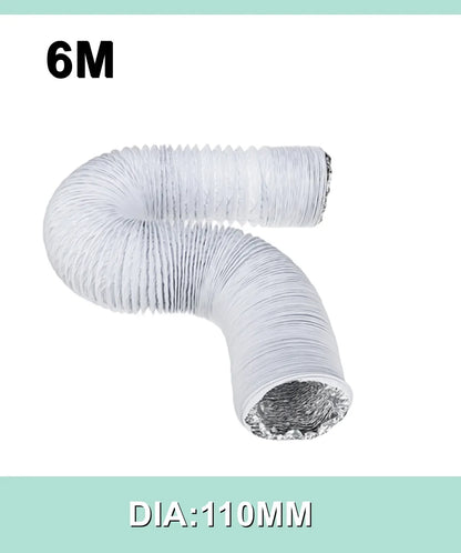 80mm/100mm/110mm/130mm/150mm Portable Air Conditioner Exhaust Vent Pipe Flexible Air Conditioner Exhaust Pipe Vent Hose Outlet