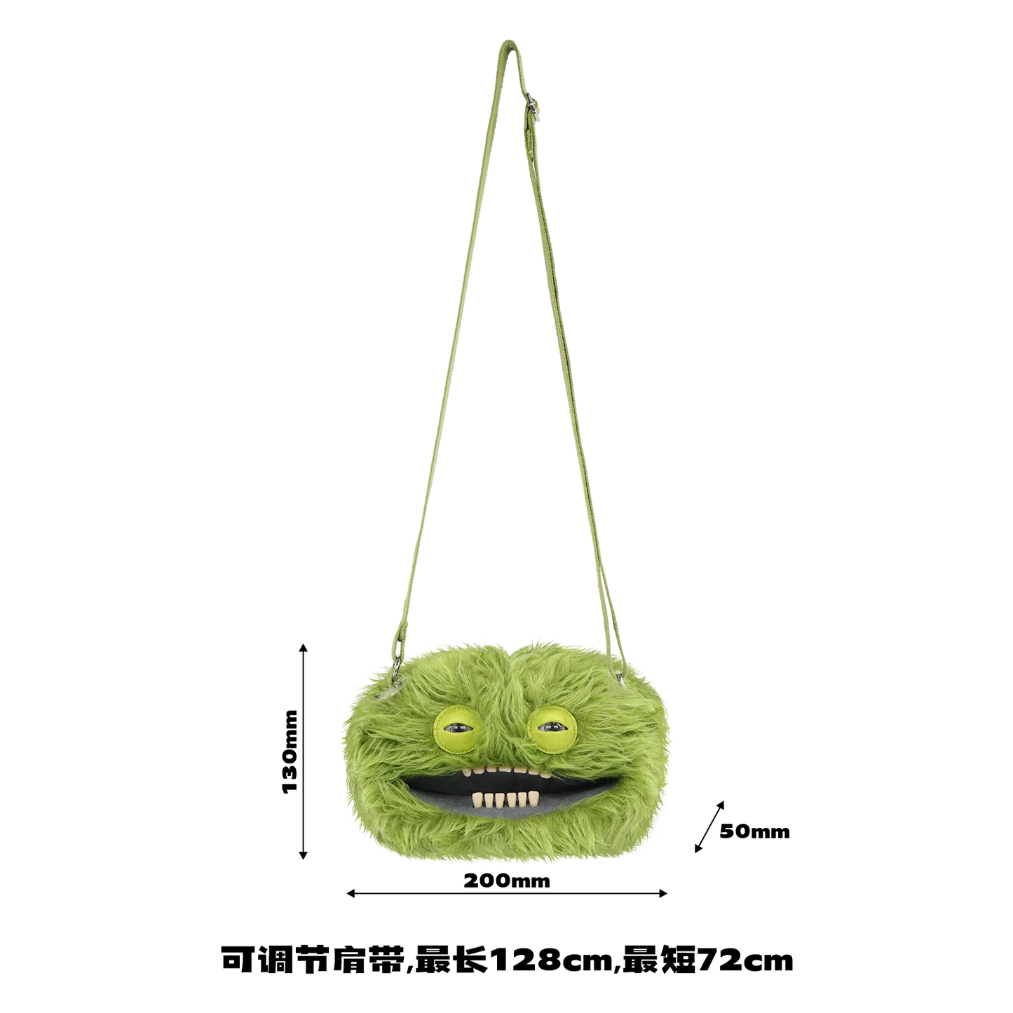 Fugglers Ugly Teeth Monster Bag Crossbody Cute Plush Wallet Plush Bag Fuggs Crossbody Bag with Shoulder Strap Animal Plushies