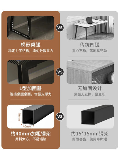 Gaming Desk, Carbon Fiber Computer Desk, Office Home Games, Desktop Desk