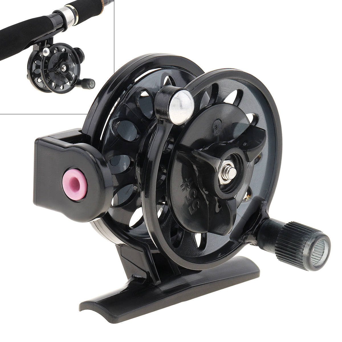 Mini Winter Ice Fishing Reel Ultralight 50mm 55mm 60mm Hand Reel Fly Fishing Line Wheel Carp Spool Pesca  Tackle