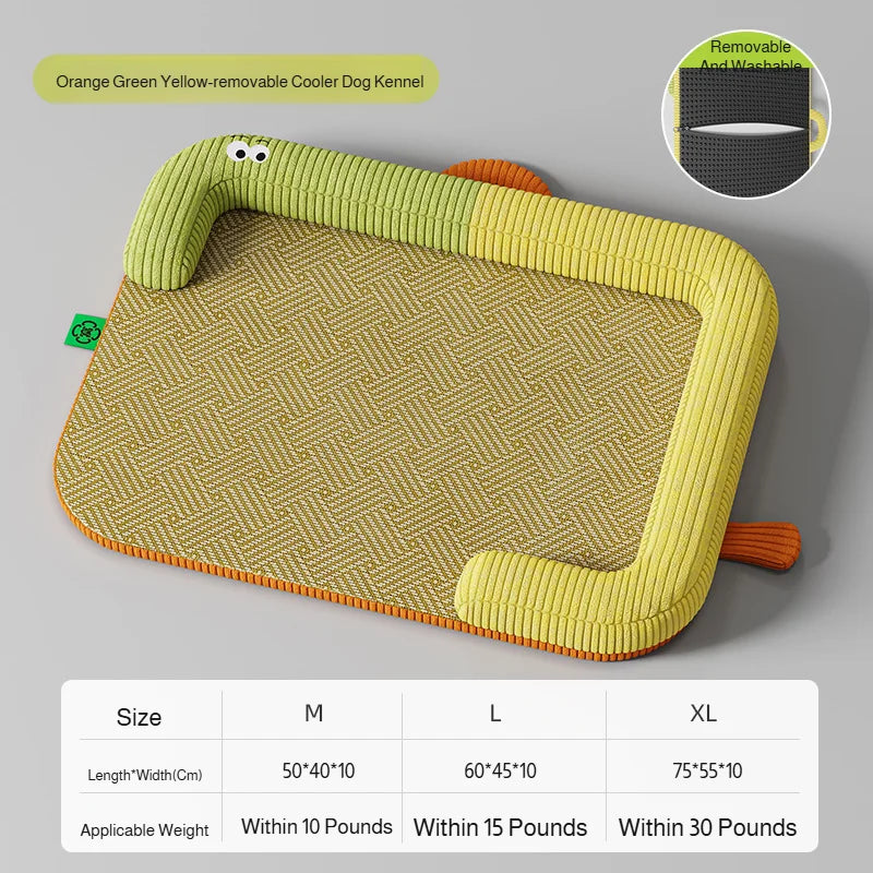 Pet Cooling Mat Double Sided Foldable Dog Bed Breathable Plaid Summer Pet Sleeping Pad Portable Washable Pet Pad for Dogs Cats