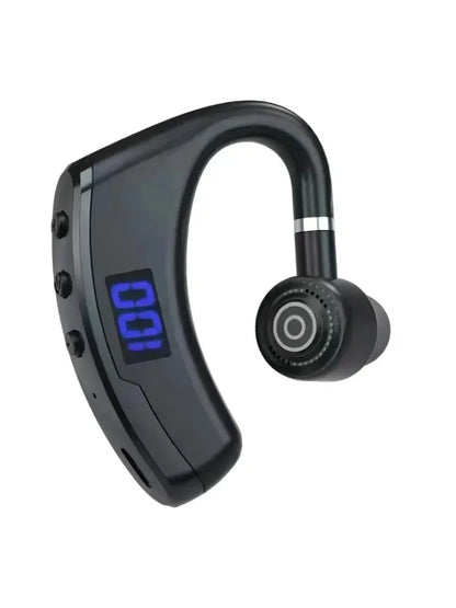 Digital Display Headset Headphone Handsfrees Wireless Ear Hook Earphone Noise Reductions and Sweat Proof for all smartphones