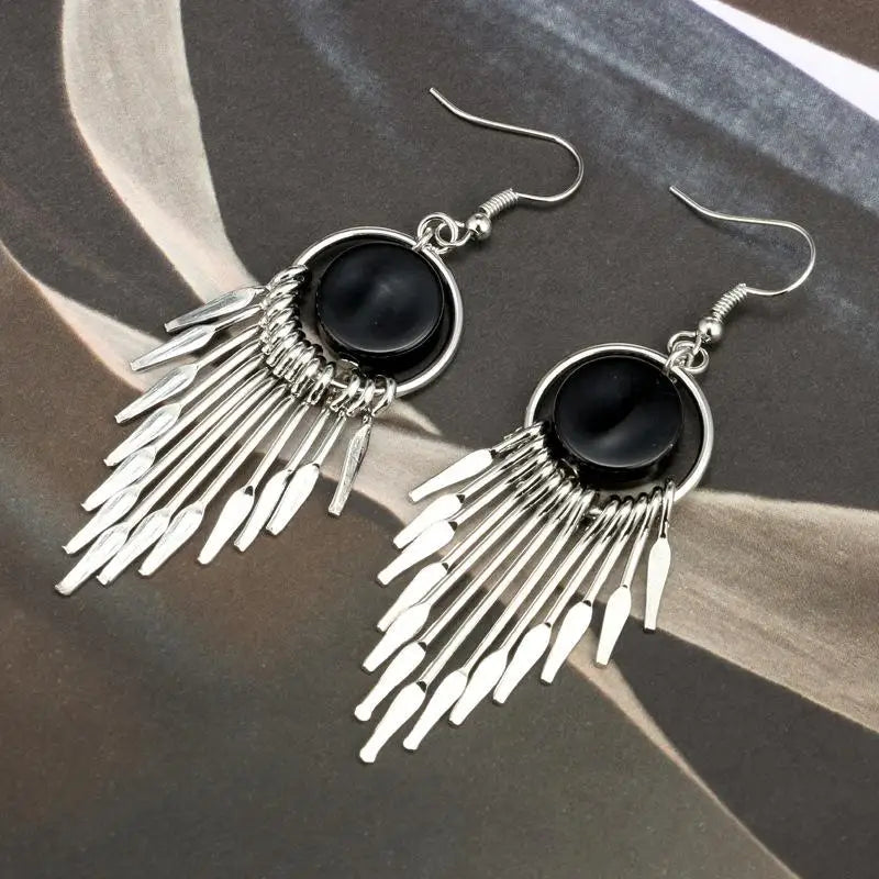 Classic Chain Earrings Vintage Long Earrings Ladies Fashionable Alloy Earrings