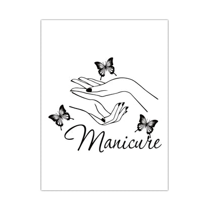 Nail Salon Wall Decoration Beauty Salon Wall Art Canvas Painting Nail Polish Quote Posters and Prints Nail Tech Artist Gift
