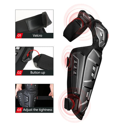 Outdoor Sport Equipment Riding Protective Gears 4Pcs/set Knee Elbow Protective Pads Motorcycle Motocross Skating Protectors