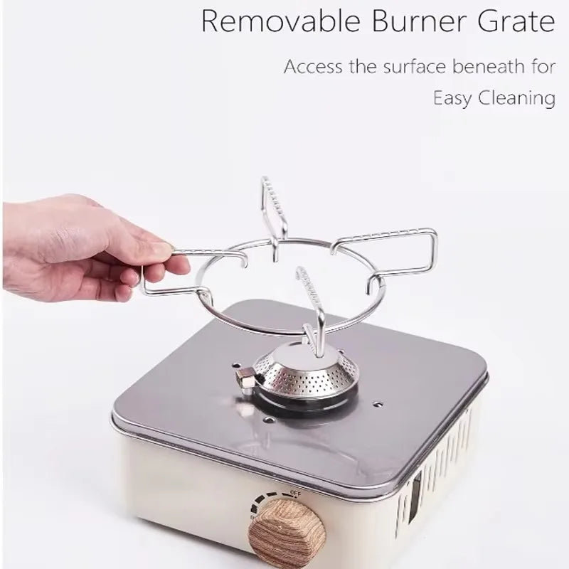 2800W Camping Mini Gas Stove Portable Cassette Furnace Butane Stove with Carrying Bag Outdoor Gas Burner for Picnic Camp Cooking
