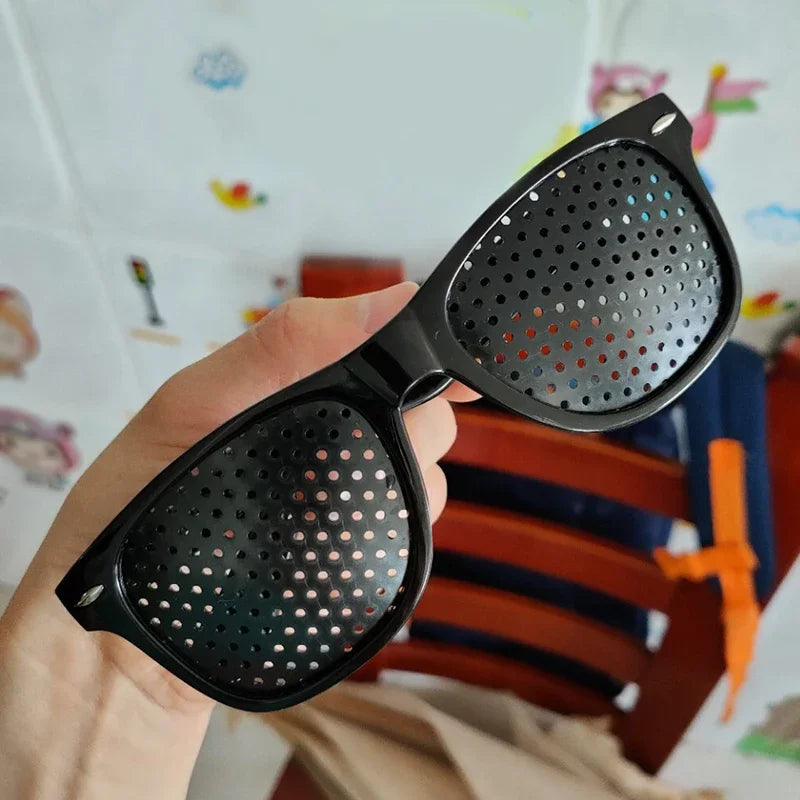 Sunglasses Women  Perforated Sunglasses Men Small Aperture Plastic Glasses Pinhole  Porous Lunettes De Soleil نظارات شمسية