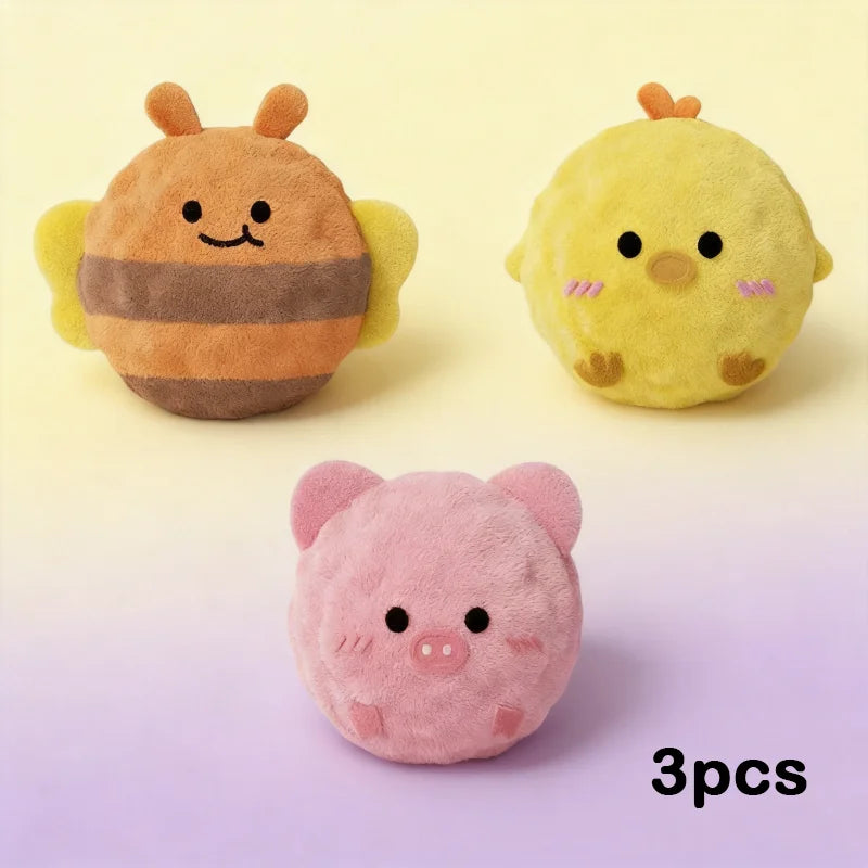 New Pet TPR Squeaky Spiky Dog Ball Toy Interactive Puppy Chew Toys Pet Cleaning Durable Self-Playing Stress Relief Bite Toys