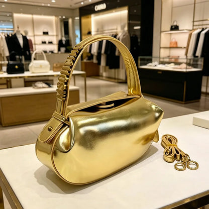 Women French Bread Stick Underarm Bag Crossbody Shoulder Handbag Purse Mini Round Tube Clutch Casual Summer 2026 New